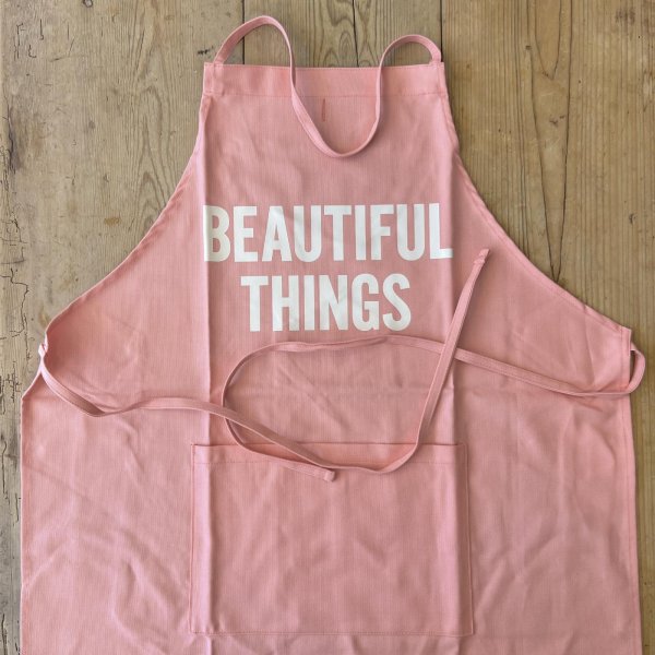 DRESSSEN Adult Apron "BEAUTIFUL THINGS" -pink