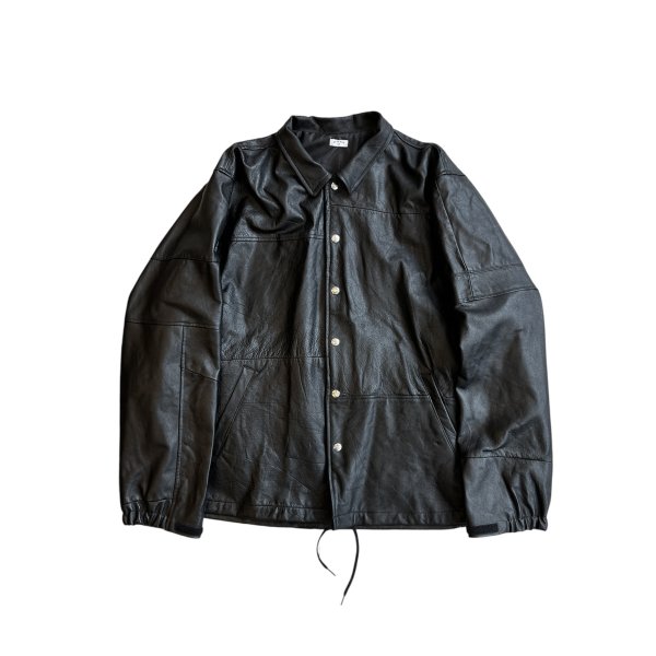OLDPARK leather coach jacket