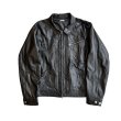 OLDPARK zip up leather work jacket