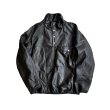 OLDPARK snap pullover leather jacket