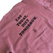 TODAY edition Meal and City #02 crewneck sweat -red