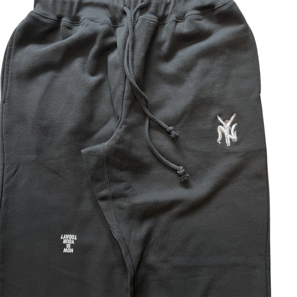 TODAY edition NY Pile sweat Pants -black