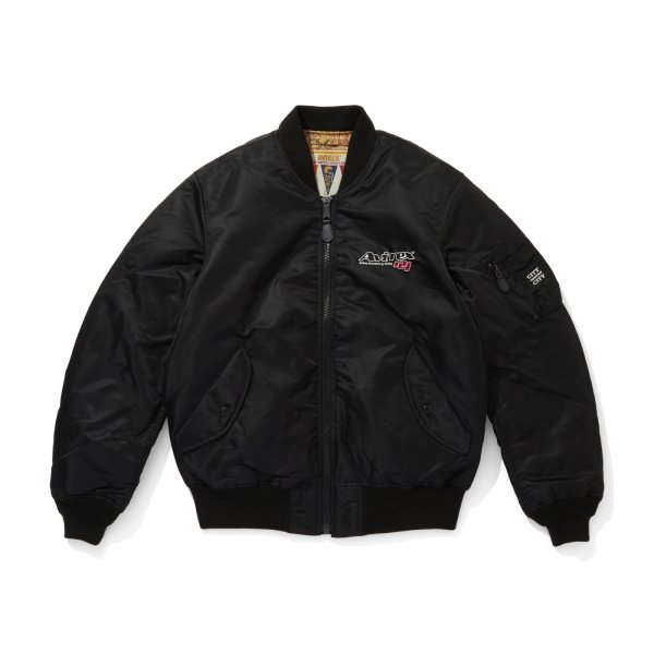 CITY COUNTRY CITY x AVIREX Embroidered Logo MA-1 -black
