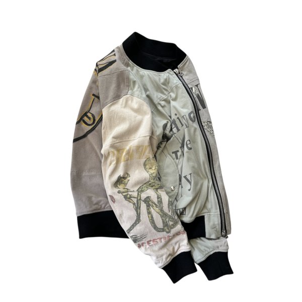 OLDPARK flight jacket tee