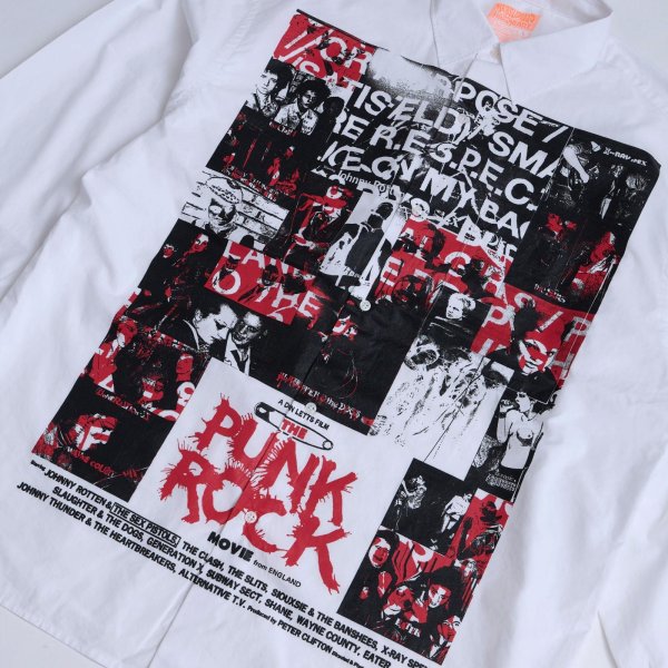 REBEL DREAD HARDWARE x TAGS WKGPTY The Rock Movie : Re-Cut Edition Shirt -white