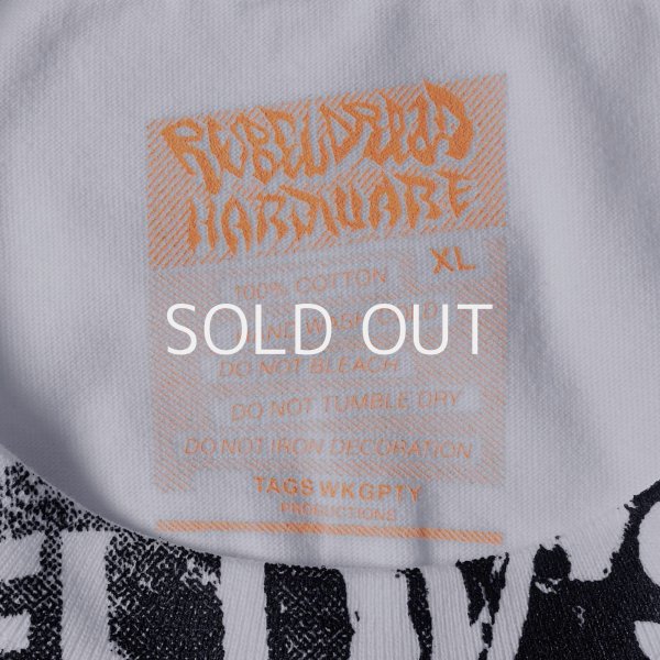 REBEL DREAD HARDWARE x TAGS WKGPTY The Rock Movie : Re-Cut Edition Tee -white