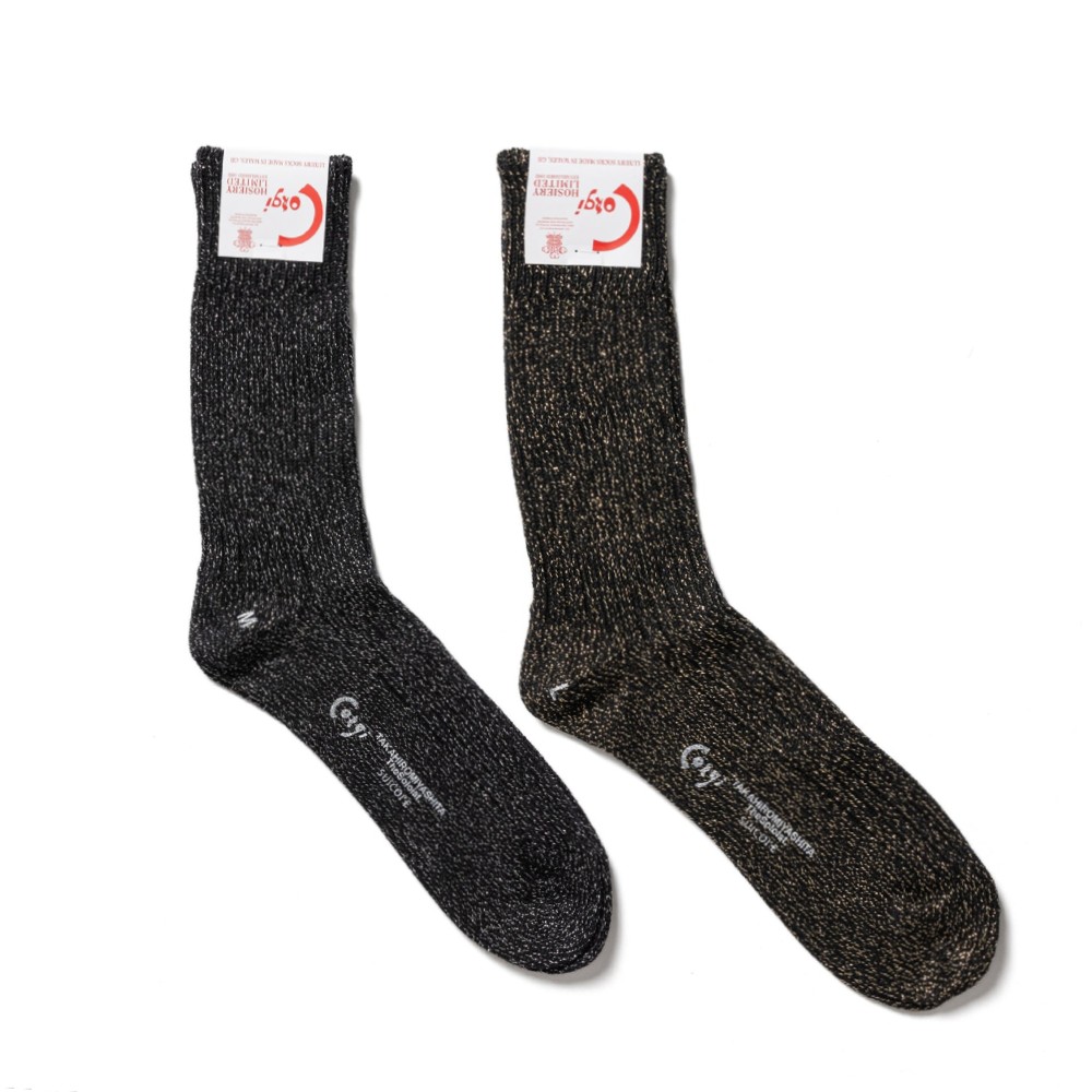 TAKAHIROMIYASHITATheSoloist. lurex socks