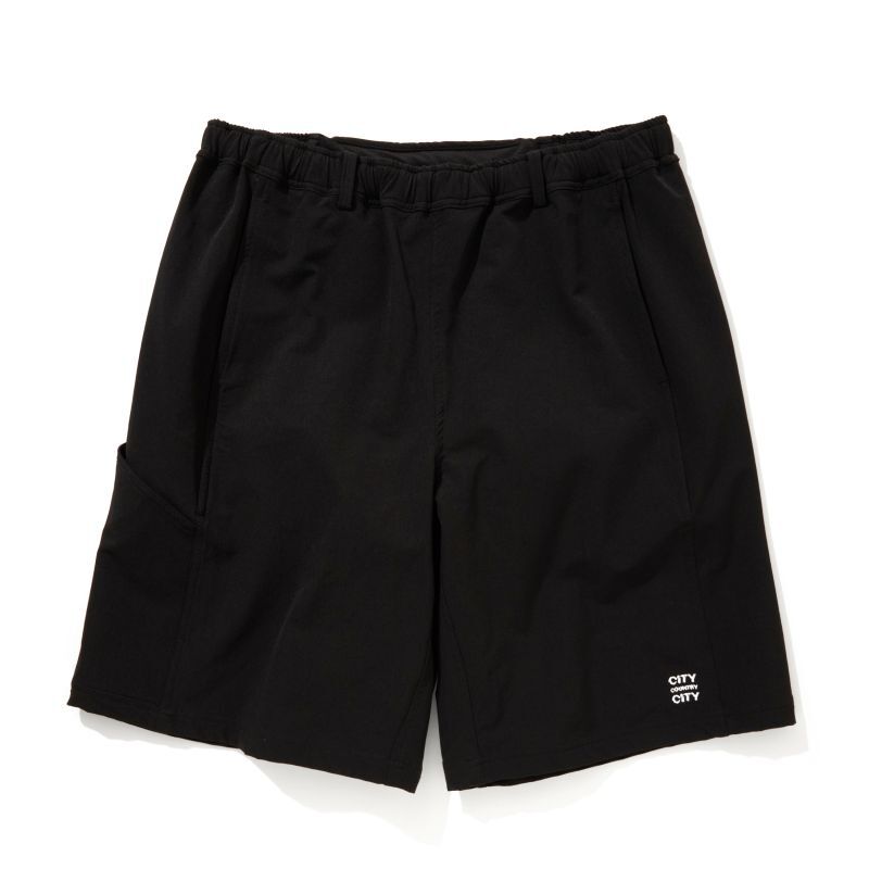 CITY COUNTRY CITY Stretch Easy Short Pants -black