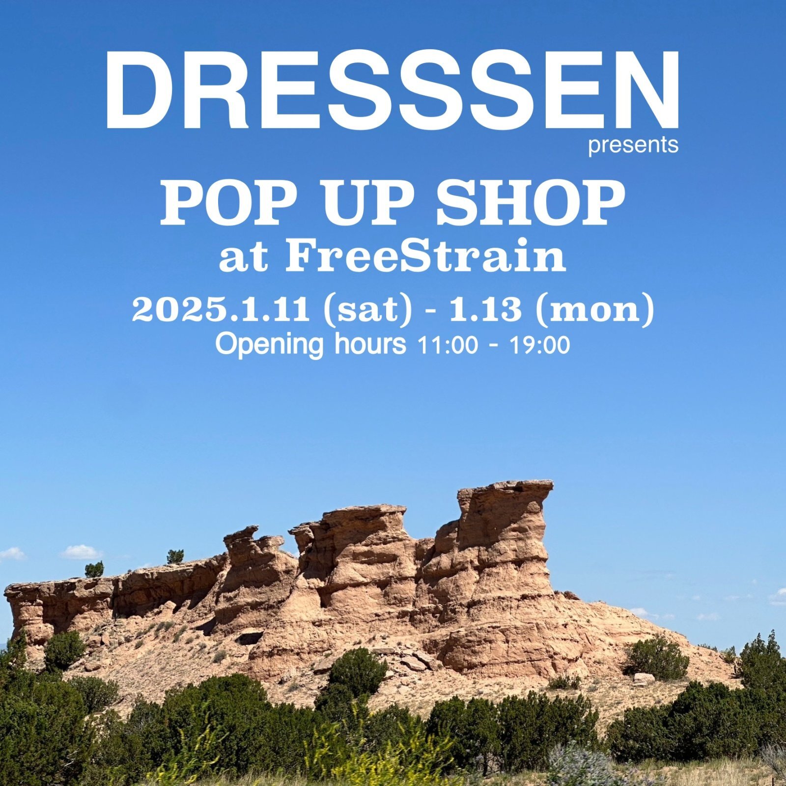 DRESSSEN | POP UP STORE