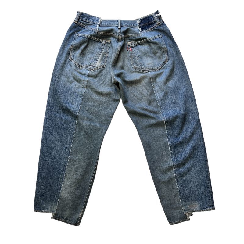 贈り物 即完売。1度のみ着用♪ Indigo-M OLDPARK baggy OLDPARK baggy