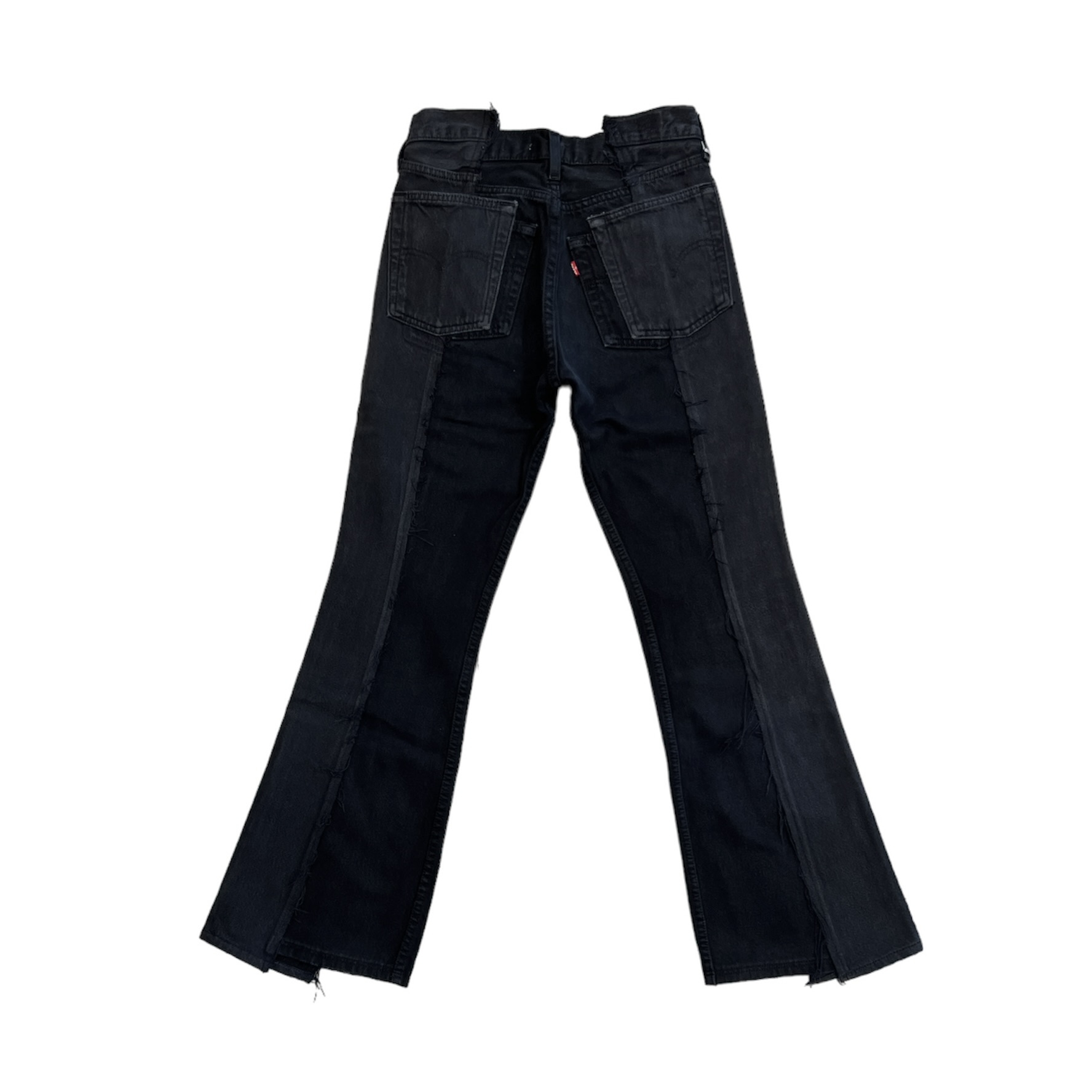 OLDPARK W pocket flare jeans black -S 通販 | OLDPARK 正規販売店