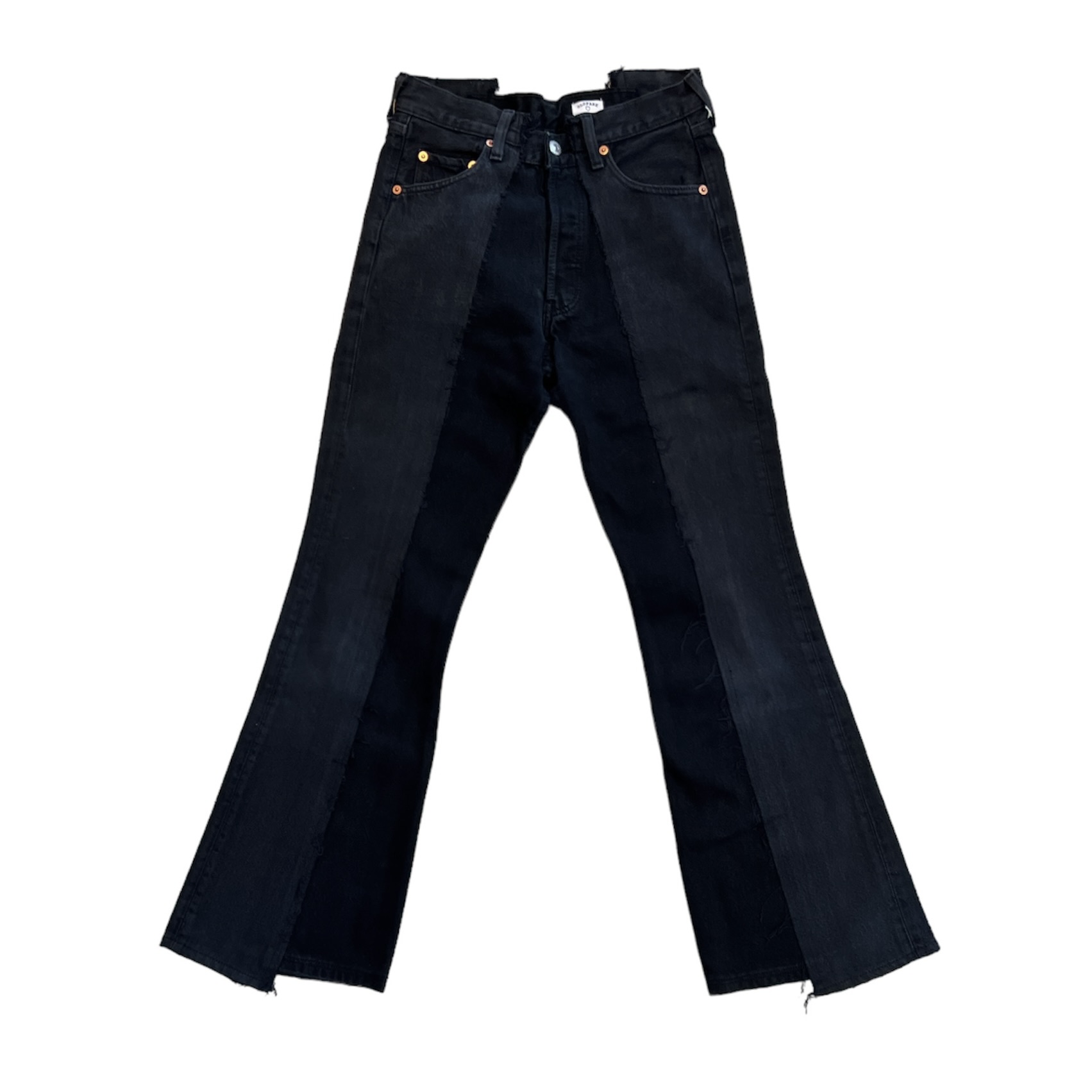 OLDPARK W pocket flare jeans black -S 通販 | OLDPARK 正規販売店