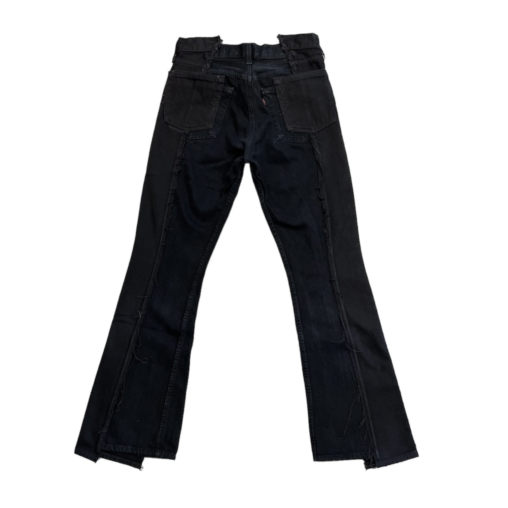 OLDPARK W pocket flare jeans black -S 通販 | OLDPARK 正規販売店