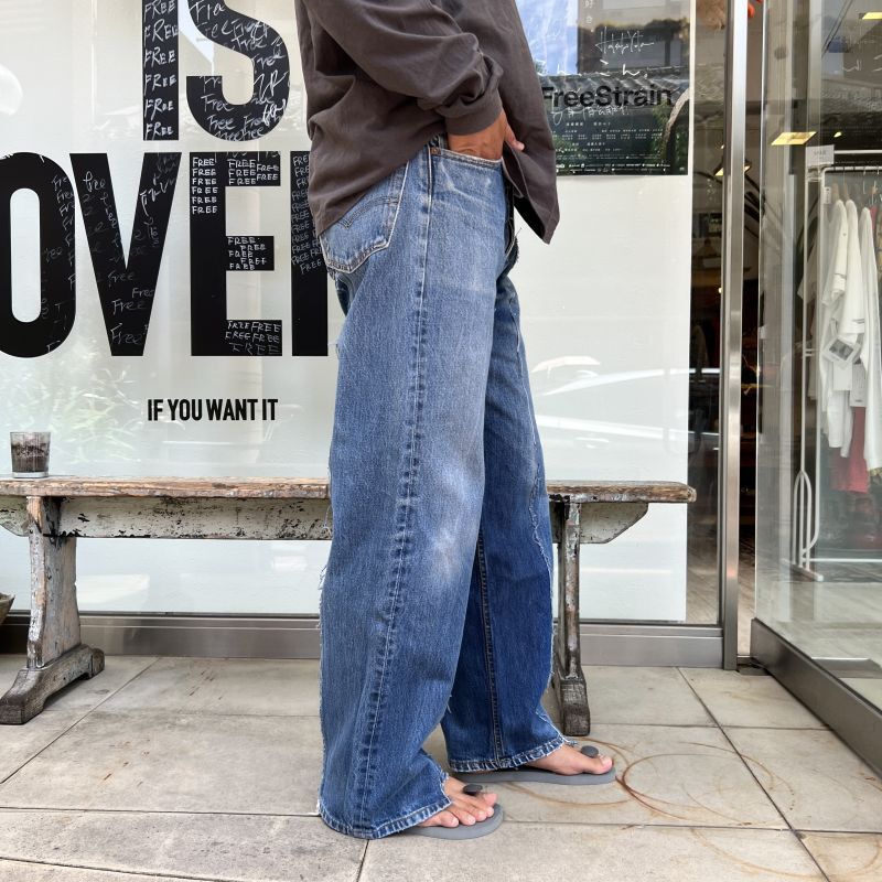 OLDPARK baggy jeans blue-M 通販 | OLDPARK 正規販売店 | FreeStrain