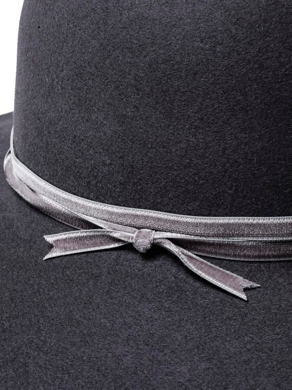 TAKAHIROMIYASHITATheSoloist bowler hat / vervet ribbon - gray 通販