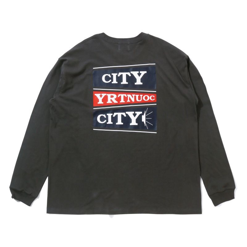 CITY COUNTRY CITY cotton L/S T-Shirts small ccc & sound city