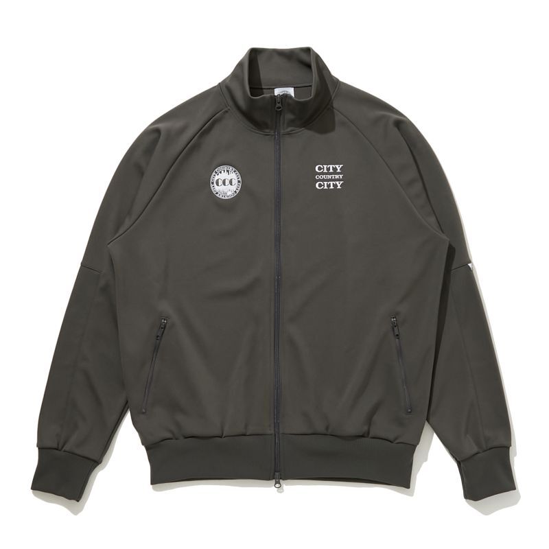 CITY COUNTRY CITY Embroidered Logo Track Jacket-c gray 通販 | CITY 