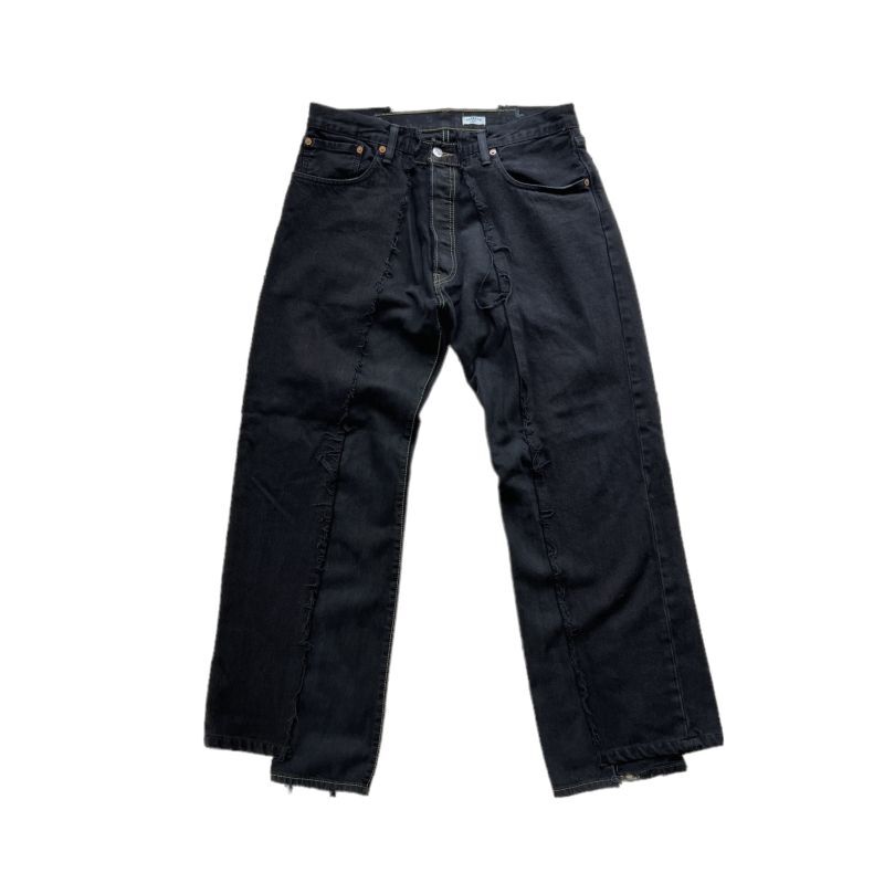 OLDPARK baggy jeans black remake 1 of 1よろしくお願いいたします