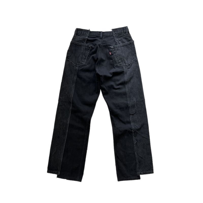 OLDPARK baggy jeans black remake 1 of 1よろしくお願いいたします