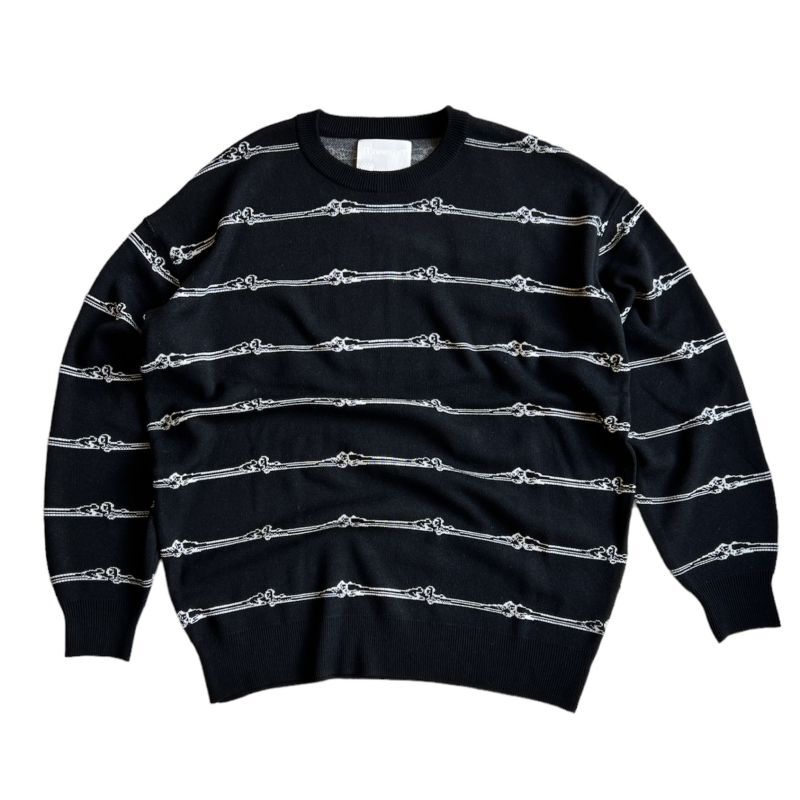 TOWN CRAFT WHITE LABEL born stripe crew neck sweater 通販 | FreeStrain