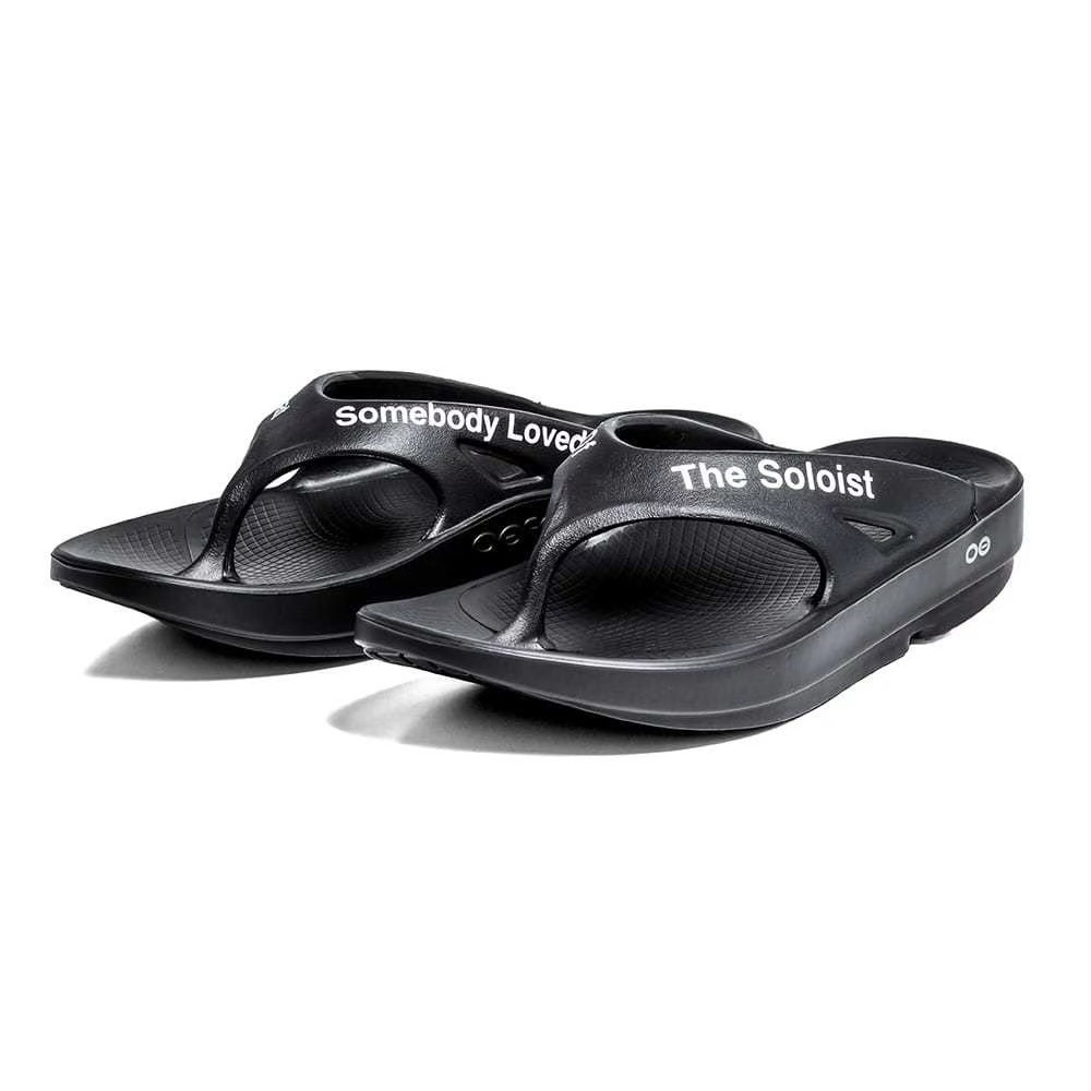 TAKAHIROMIYASHITATheSoloist oofos flip-flop -black 通販 |  TAKAHIROMIYASHITATheSoloist 正規販売店 | FreeStrain