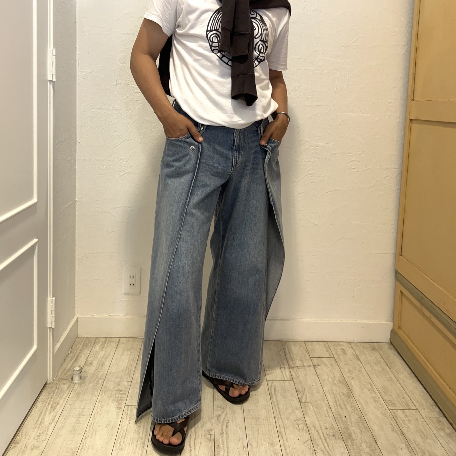 OLDPARK wrap jeans