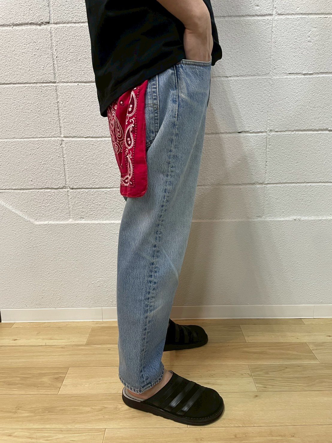 OLDPARK offset jeans blue